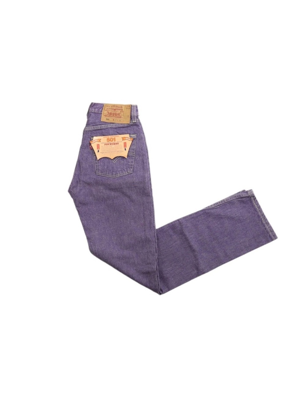 Vintage Levi’s 501 Deadstock Purple Button Fly Jeans 27"/28"